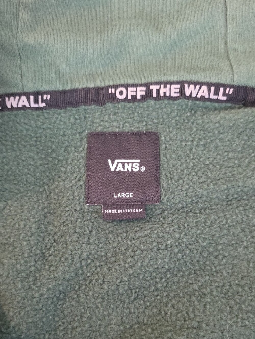 Vans Dark Green Full-Zip Kids Hoodie - Picture 2 of 8